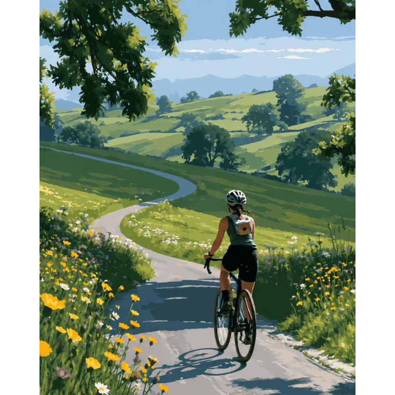 Country Ride | Paint by Number- Paint by Numbers
