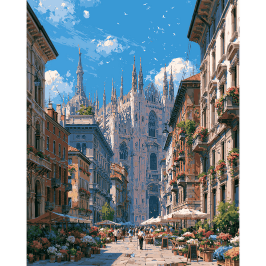 Milano Summer | Paint by Number- Paint by Numbers