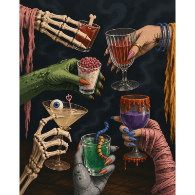 Monster Happy Hour | Paint by Number