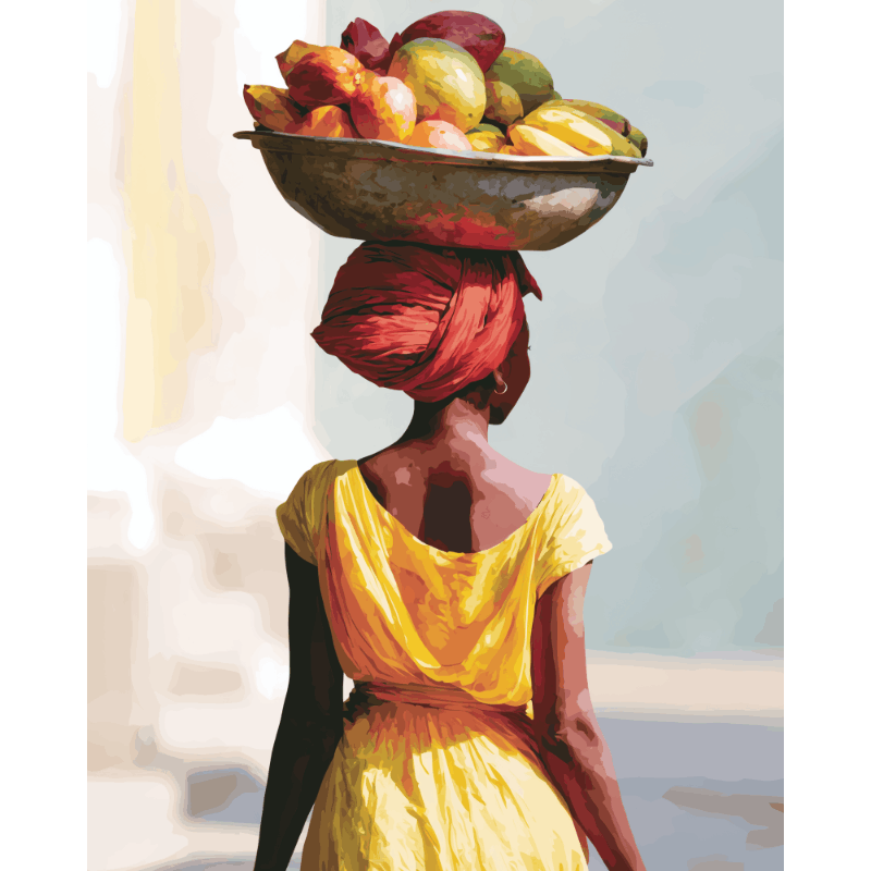 Palenquera | Paint by Number- Paint by Numbers