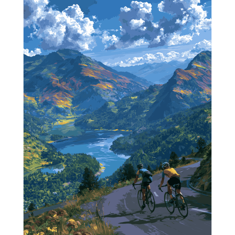 Summit Ride | Paint by Number- Paint by Numbers