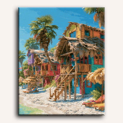 Baru Hideaway | Paint by Number