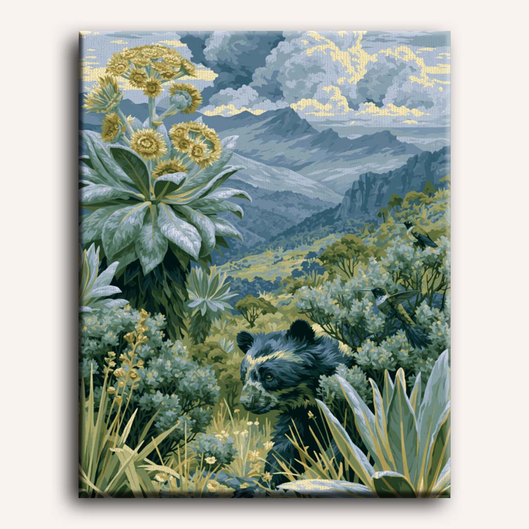 Bear of The Andes | Paint by Number