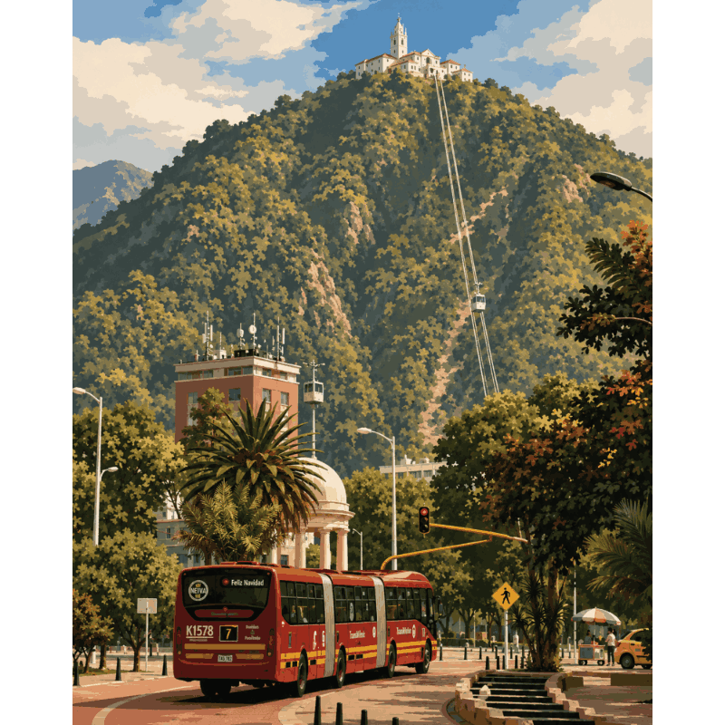 Bogotá | Maleri etter tall - Maleri etter tall