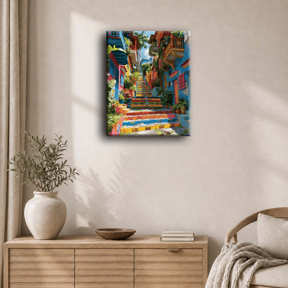Colombian Alley | Paint by Number