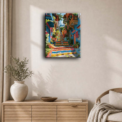 Colombian Alley | Paint by Number