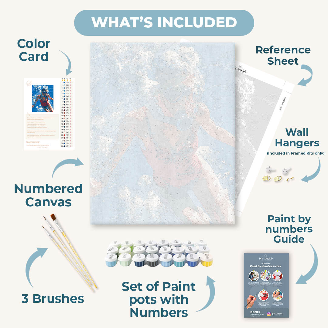 Coral Breath | Paint by Number