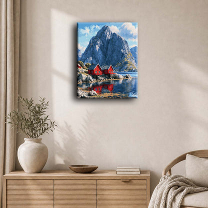 Fjord Retreat | Peinture à numéros