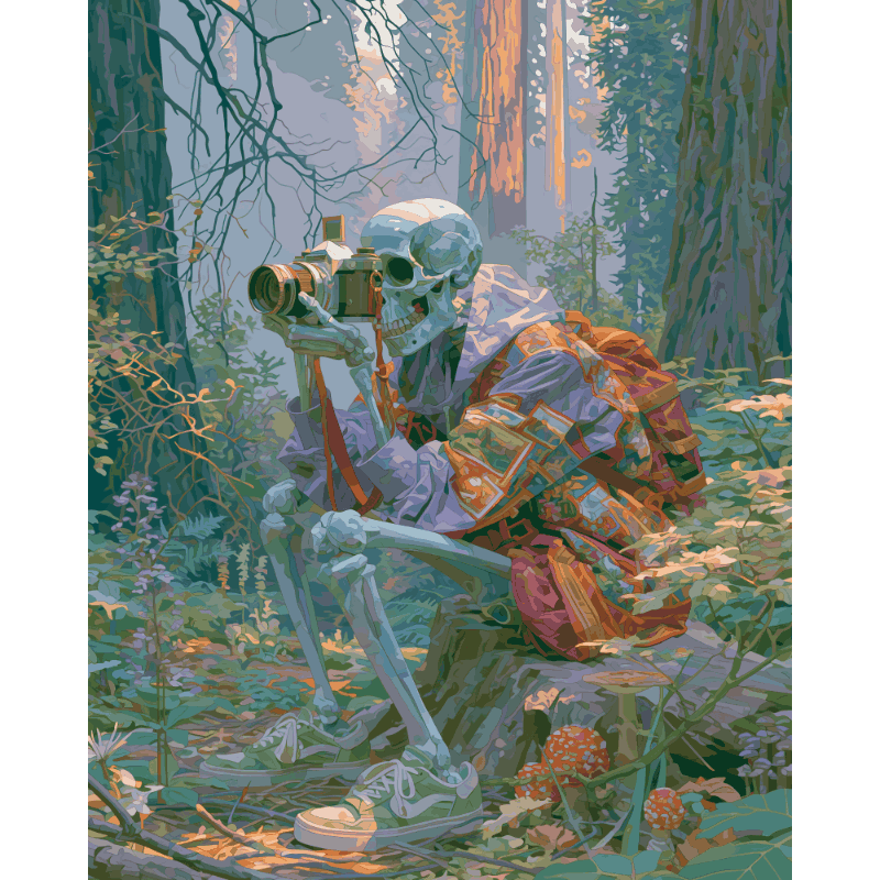 Forest Photographer | Paint by Number- Paint by Numbers