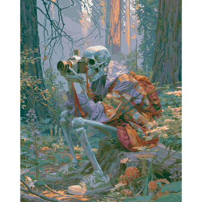 Forest Photographer | Paint by Number- Paint by Numbers