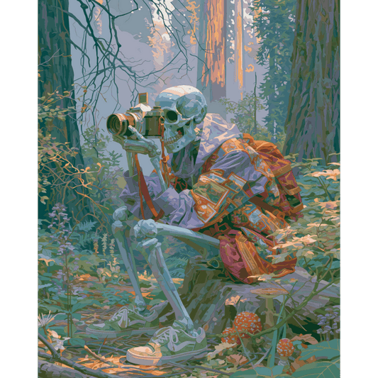 Forest Photographer | Paint by Number- Paint by Numbers