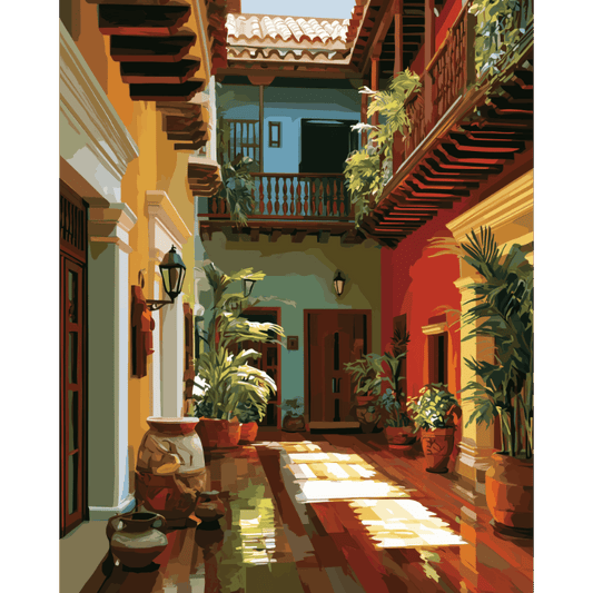 Heritage Hall | Paint by Number- Paint by Numbers