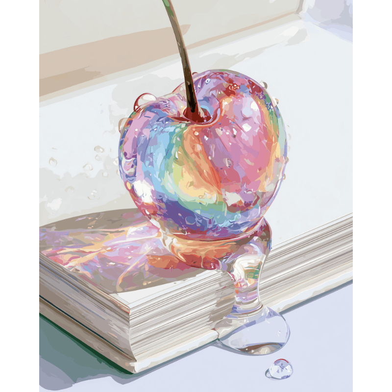 Iridescent Cherry | Paint by Number- Paint by Numbers