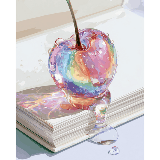 Iridescent Cherry | Paint by Number- Paint by Numbers
