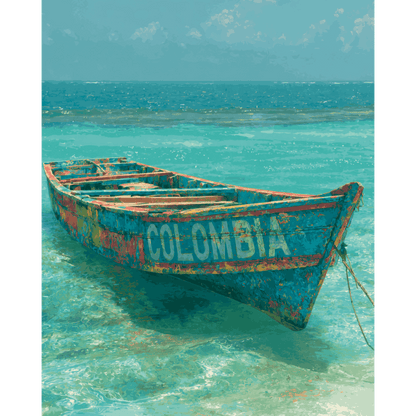 Islands of Colombia | Paint by Number- Paint by Numbers