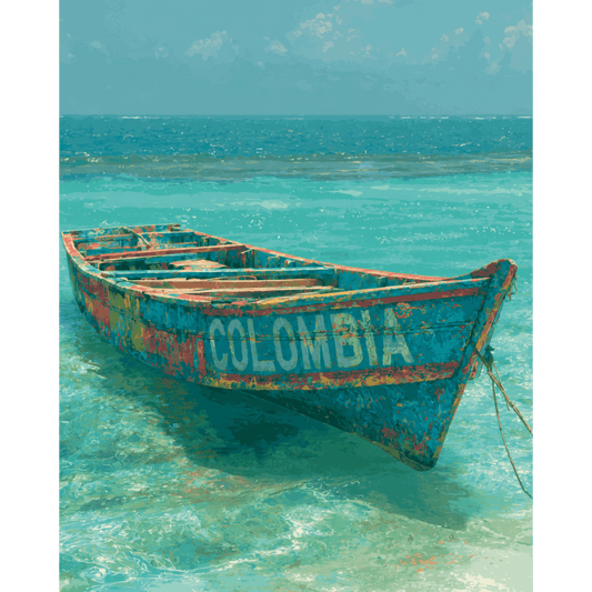 Islands of Colombia | Paint by Number- Paint by Numbers