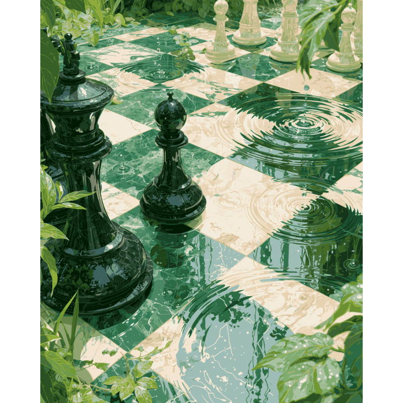 Jungle Gambit | Paint by Number- Paint by Numbers