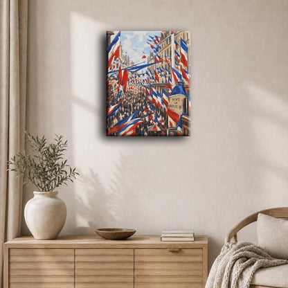 La Rue Montorgueil à Paris, Monet | Paint by Number