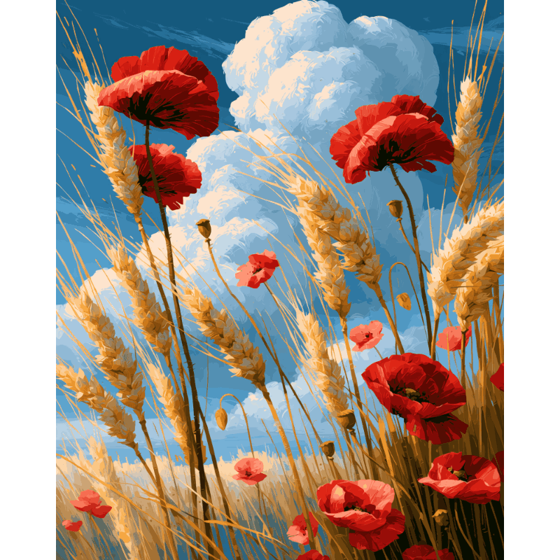 Prairie Gold | Paint by Number- Paint by Numbers