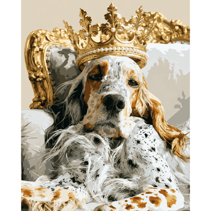 Royal Setter | Paint by Number- Paint by Numbers