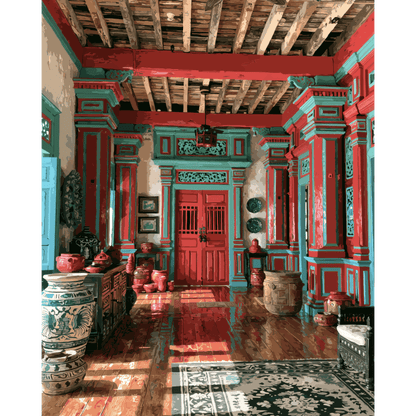 Timeless Hacienda | Paint by Number- Paint by Numbers