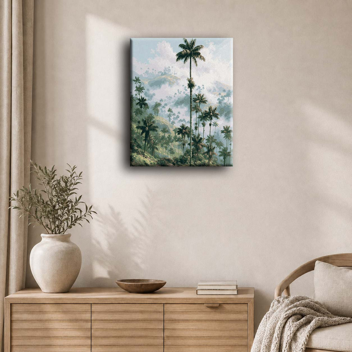 Wax Palm Trees | Paint by Number
