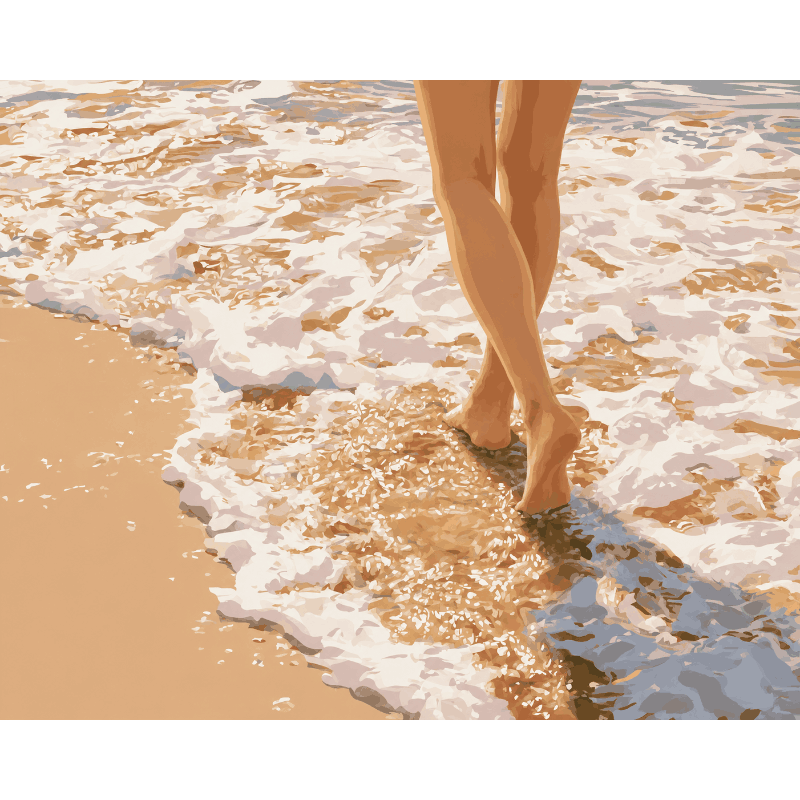 Barefoot Bliss | Paint by Number- Paint by Numbers