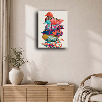 Five Decorative Ducks | Paint by Number