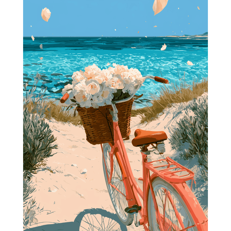 Parked in Paradise | Paint by Number- Paint by Numbers