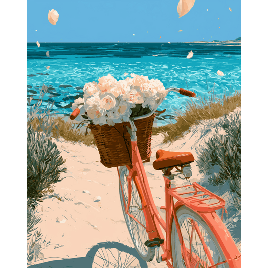 Parked in Paradise | Paint by Number- Paint by Numbers