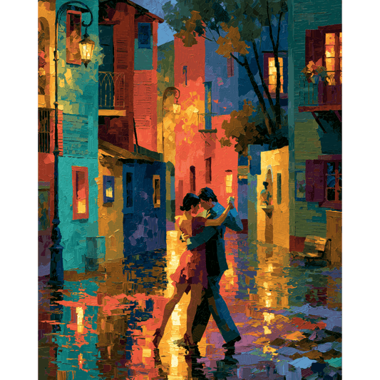 Midnight Tango | Paint by Number- Paint by Numbers
