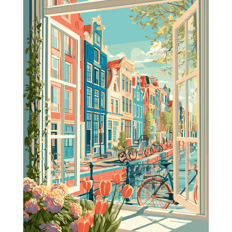 Pedals & Petals | Paint by Number- Paint by Numbers