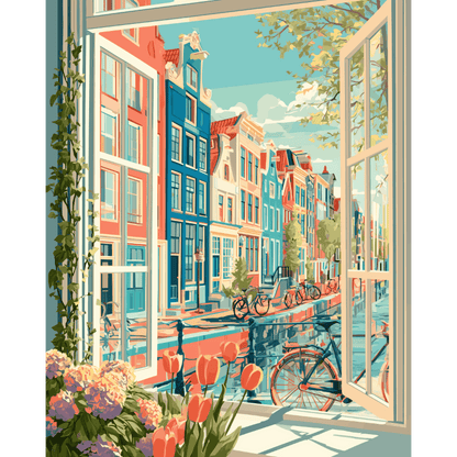 Pedals & Petals | Paint by Number- Paint by Numbers