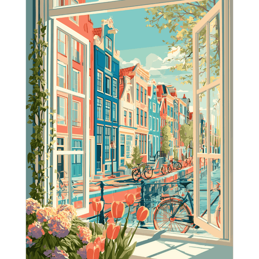 Pedals & Petals | Paint by Number- Paint by Numbers