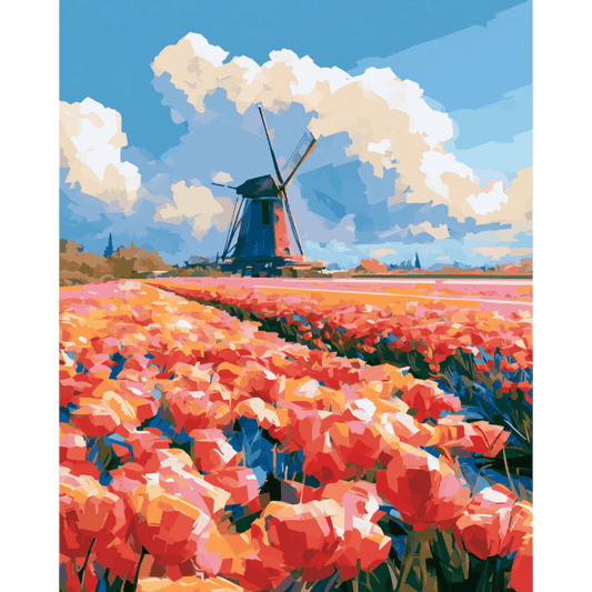 Dutch Escape | Paint by Number- Paint by Numbers