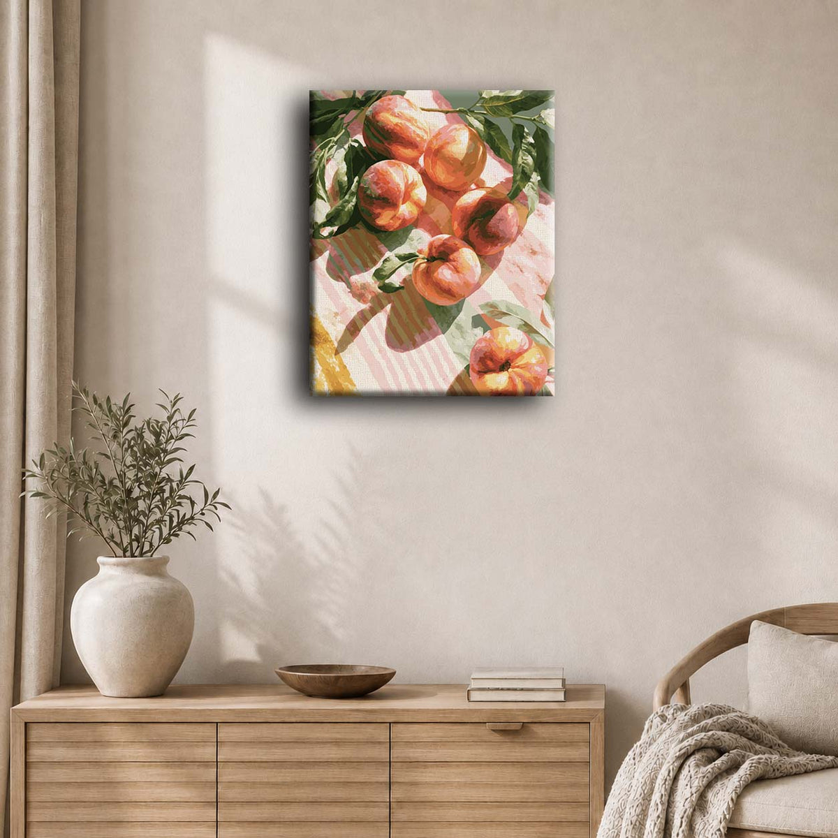 Sunlight Peaches | Peinture à numéros