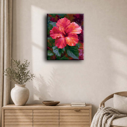 Coral Hibiscus | Peinture à numéros
