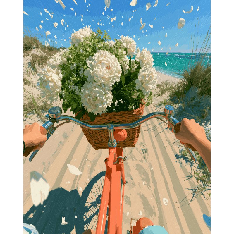 Ride to the Sea | Paint by Number- Paint by Numbers