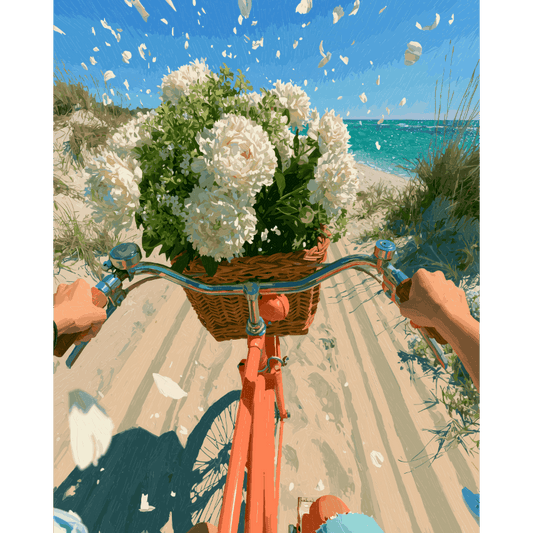 Ride to the Sea | Paint by Number- Paint by Numbers