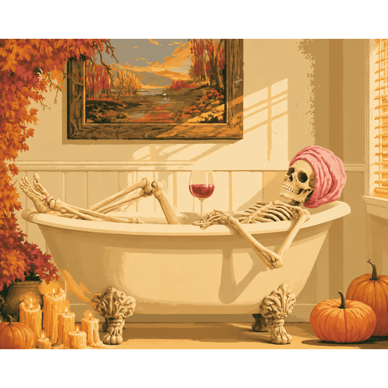 Spa to Die For | Paint by Number- Paint by Numbers