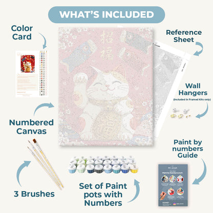 Maneki Neko Fortune | Paint by Number