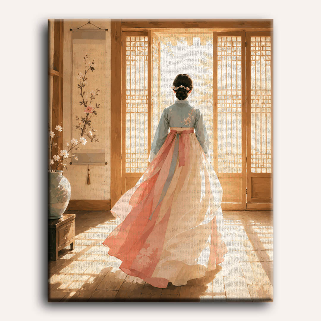 Morning Hanbok | Paint by Number