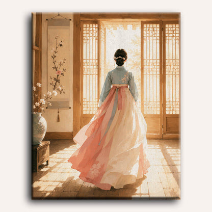 Morning Hanbok | Paint by Number
