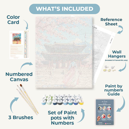 Spring at Gyeongbokgung | Paint by Number