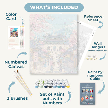 Seoul in Bloom | Paint by Number