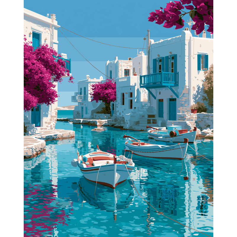 Anchored in Paradise | Paint by Number- Paint by Numbers