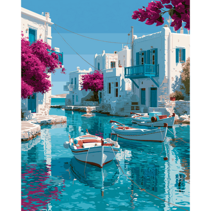 Anchored in Paradise | Paint by Number- Paint by Numbers