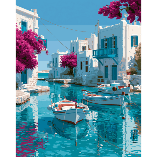 Anchored in Paradise | Paint by Number- Paint by Numbers
