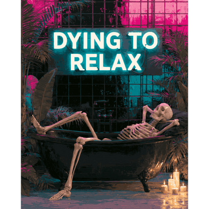 Dying to Relax | Paint by Number- Måla efter nummer