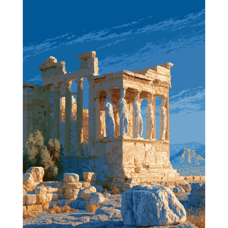 Guardians of Athens | Paint by Number- Paint by Numbers